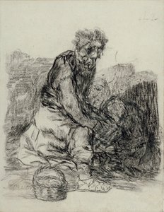 Se muer（en）（彼らは死にかけている） 作： Francisco de Goya